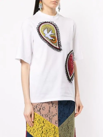 Shop Romance Was Born Paisley Power T-shirt In White