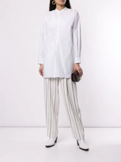 Shop Joseph Oversized Blouse In White