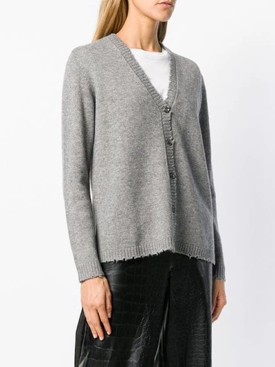 Shop Allude V In Grey