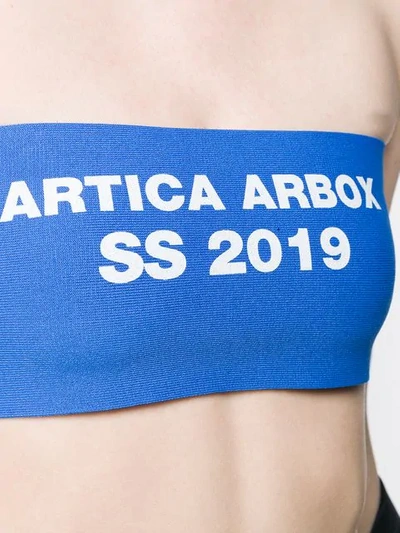 Shop Artica Arbox Logo Bandeau Top In Blue