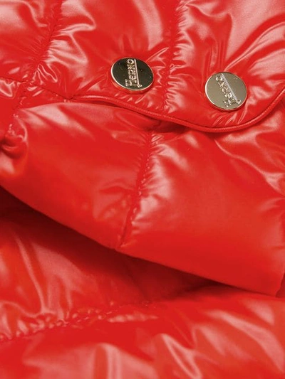 Herno Shell Puffer Jacket In Orange