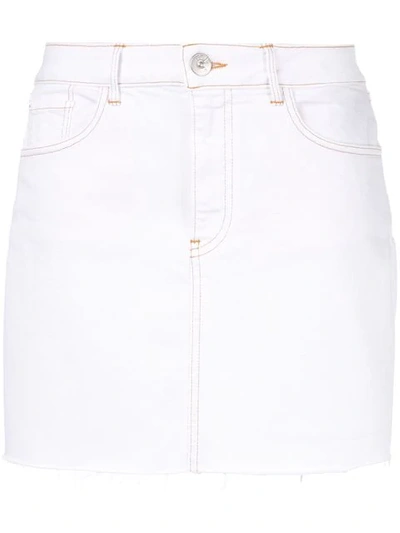 Shop 3x1 Celine Skirt In White