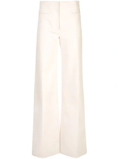 Shop Derek Lam Wide-leg Jeans In White