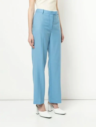 Shop The Row Lada Trousers In Blue