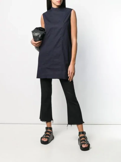 Shop Rick Owens Drkshdw Long Tunic In 146 Indigo