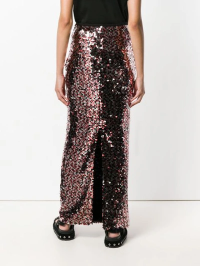 Shop Mcq By Alexander Mcqueen Sequin Embellished Skirt In Pink