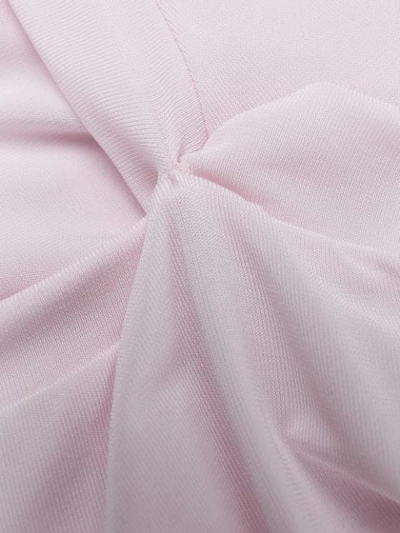 Ben Taverniti Unravel Project Asymmetric Long Sleeve Top In Pink