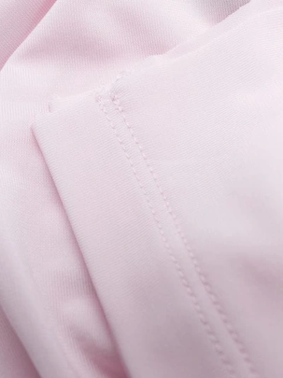 Ben Taverniti Unravel Project Asymmetric Long Sleeve Top In Pink