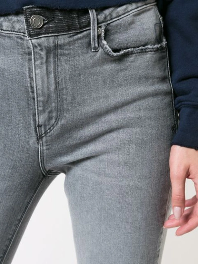 Shop Rta Distressed Skinny Jeans In Grey