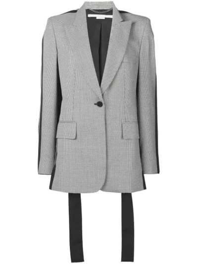 Shop Stella Mccartney Victoria Two-tone Blazer In Black