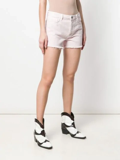 Shop J Brand Short Denim Shorts In Pink
