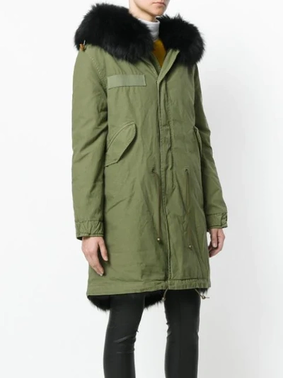 Shop Mr & Mrs Italy Classic Parka Coat In Green