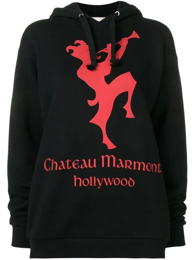 Gucci Chateau Marmont Hoodie In Black | ModeSens