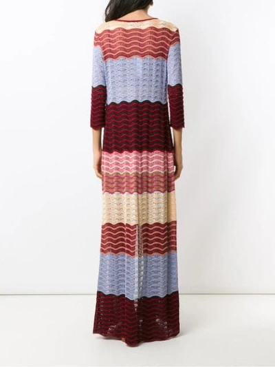 Shop Cecilia Prado Franca Knitted Coat In Multicolour