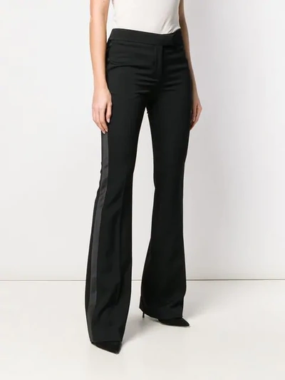 Shop Tom Ford Side Panel Trousers In Black