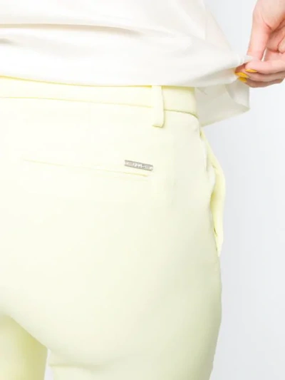 Shop Liu •jo Liu Jo Slim-fit Trousers - Yellow