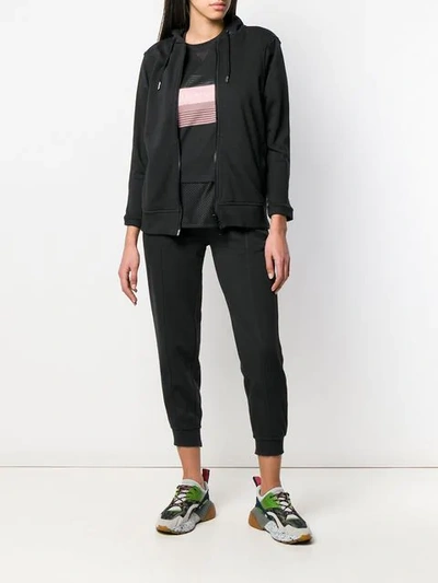 Shop Adidas By Stella Mccartney Relaxed Fit Hoodie In Black