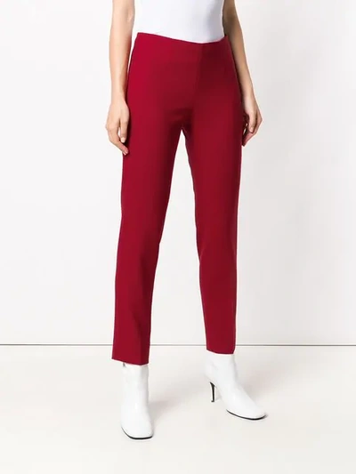 Shop Incotex Slim-fit Trousers In Red