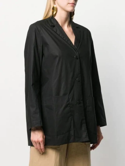 Shop Casey Casey Buttoned Jacket - Black