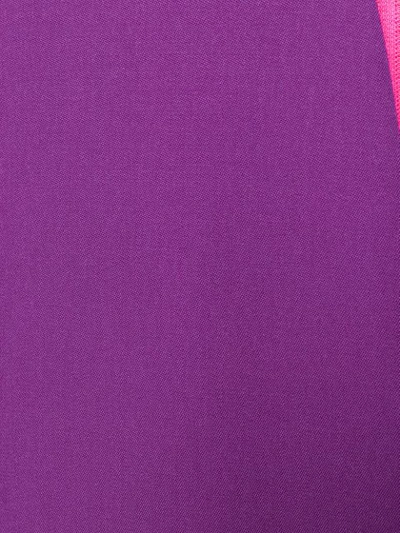 ERIKA CAVALLINI CLASSIC FITTED BLAZER - 紫色