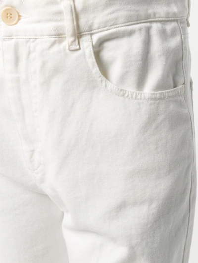 Shop Barena Venezia Slim Trousers In White