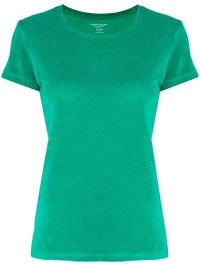 Shop Majestic Filatures Knitted T-shirt - Green