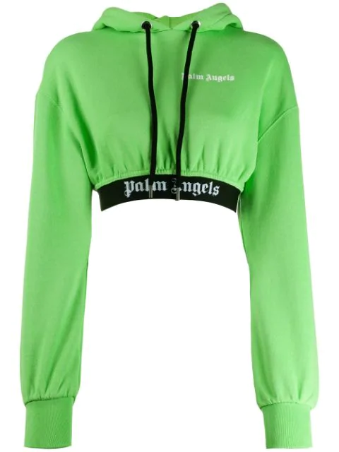 palm angels cropped sweatshirt