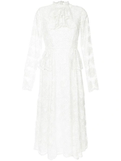 Shop Macgraw Zodiac Dress In White