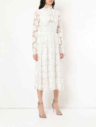 Shop Macgraw Zodiac Dress In White