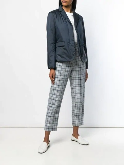 Shop Theory Padded Blazer In Blue