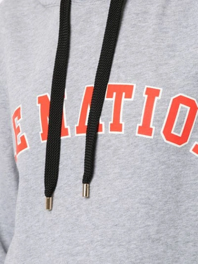 Shop P.e Nation Squad Hoodie In Grey