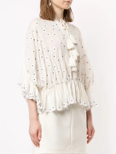 Shop Acler Spencer Blouse In White