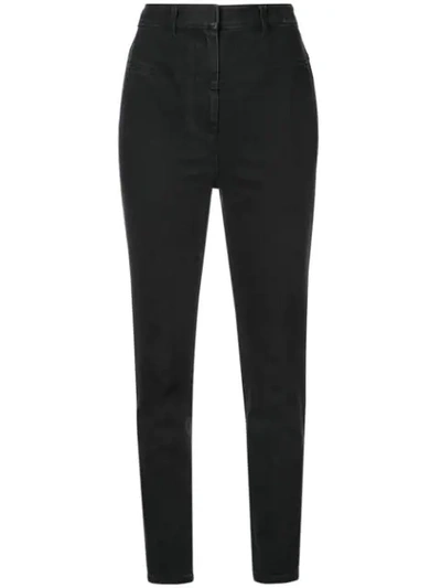 Shop Tibi Jamie Flat Front Jeans In Black