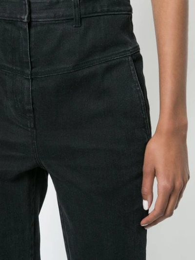 Shop Tibi Jamie Flat Front Jeans In Black