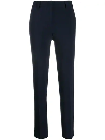Shop Alberto Biani Slim-fit Trousers - Blue