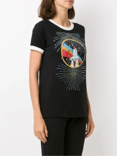 Shop Andrea Bogosian Printed T-shirt - Black