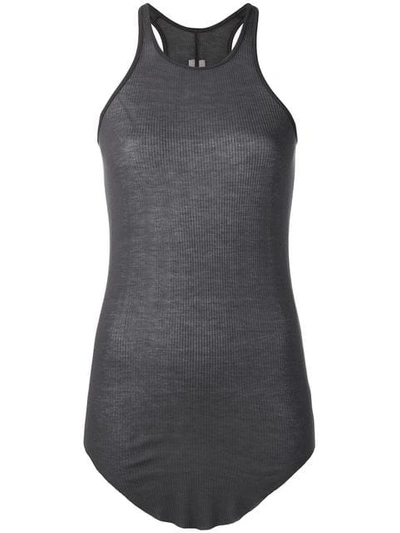 Shop Rick Owens Slim-fit Tank Top In Grey