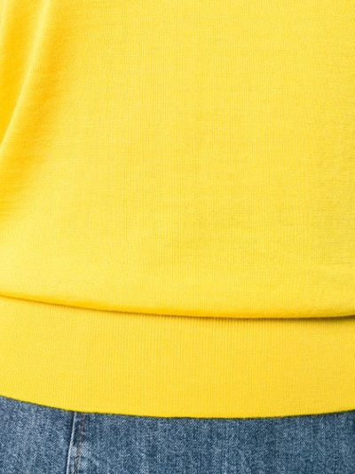 Shop Dolce & Gabbana Crewneck Jumper In Yellow