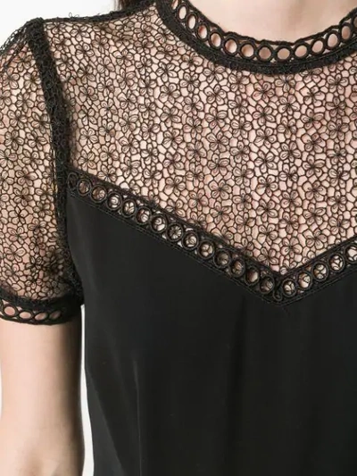 MICHAEL MICHAEL KORS LACE PANEL JUMPSUIT 