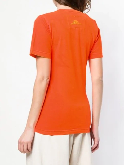 Shop Marc Jacobs Logo Print T-shirt In Orange