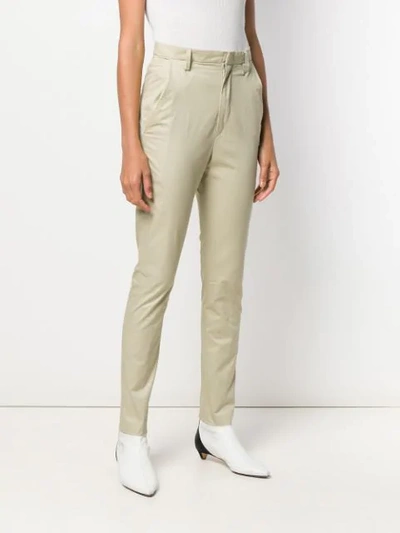 Isabel Marant Étoile High-waisted Tapered Trousers In Neutrals