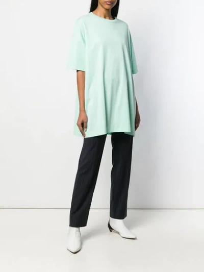 Shop Maison Margiela Oversized T In Green