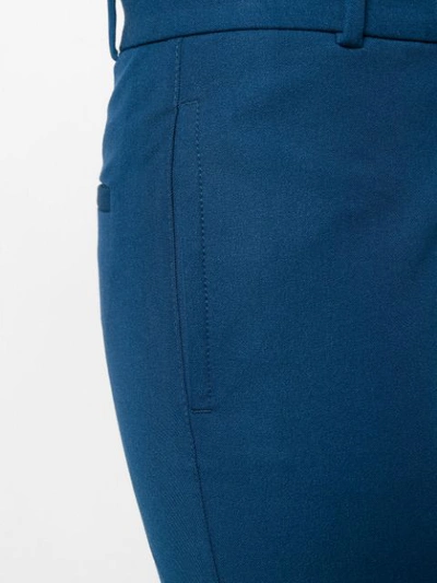 Shop Joseph Zoom Gabardine Skinny Trousers In Blue