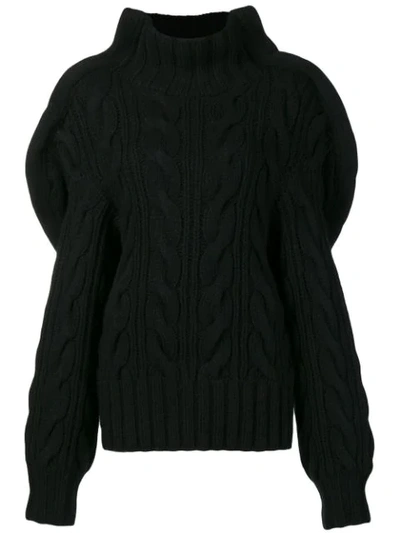 Shop Aalto Chunky Knit Jumper In Black