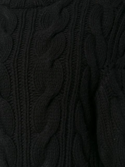 AALTO CHUNKY KNIT JUMPER - 黑色