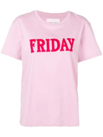 Shop Alberta Ferretti Friday T-shirt In Pink