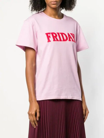 Shop Alberta Ferretti Friday T-shirt In Pink