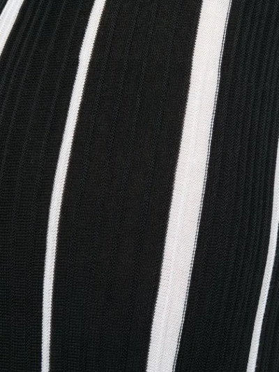 Shop Missoni Striped Wide Leg Trousers In Black