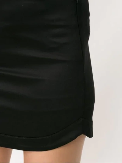 Shop Andrea Bogosian High Waisted Slim Skirt In Black