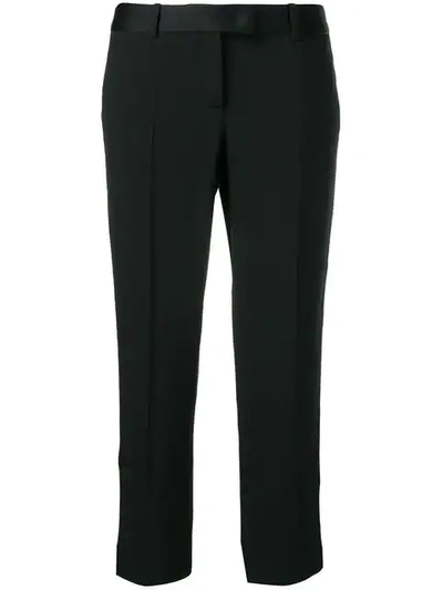 Ermanno Scervino Cropped Trousers - Black In Black